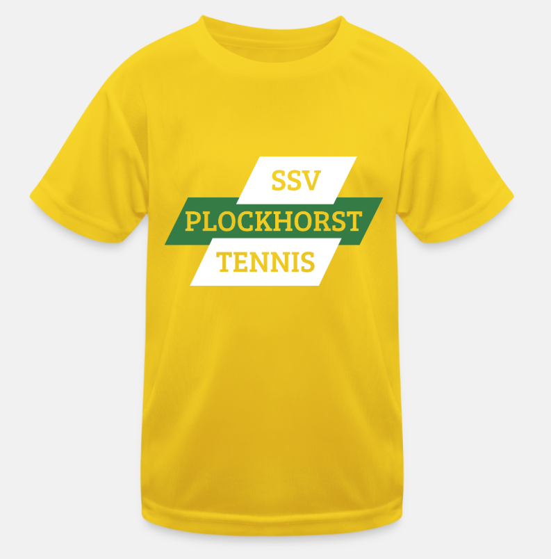 Kinder Funktions-T-Shirt Plockhorst Tennis (Personalisierbar)
