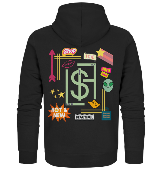 Lokalsportfan Sticker Bio Zipper