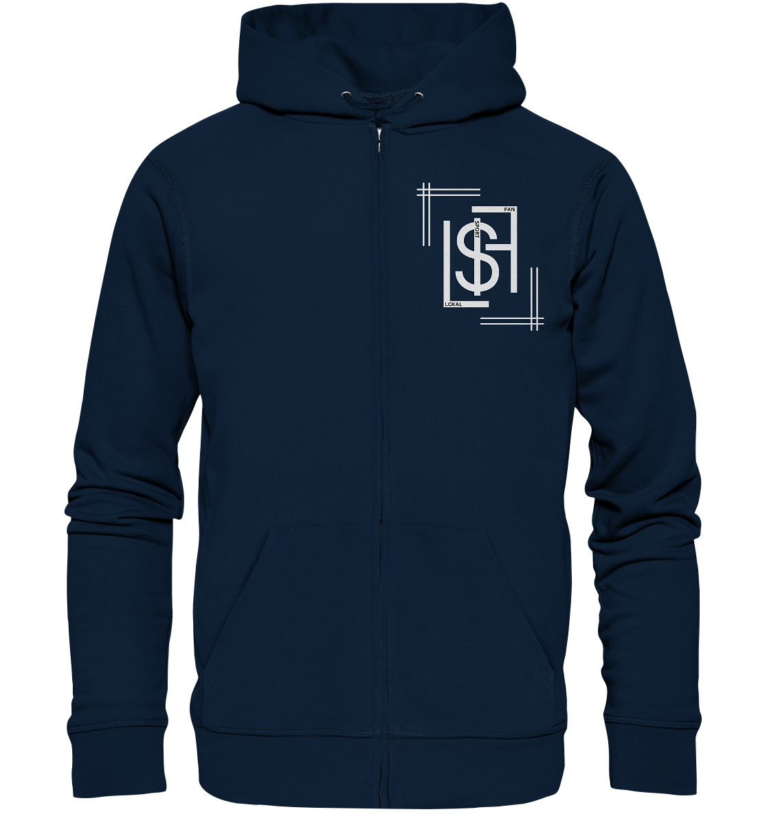 Lokalsportfan Sticker Bio Zipper