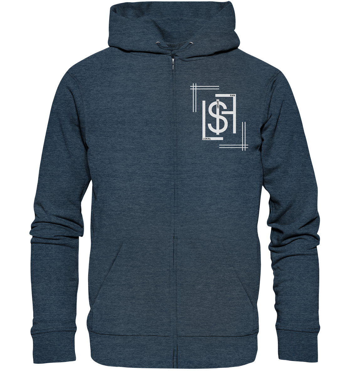 Lokalsportfan Sticker Bio Zipper