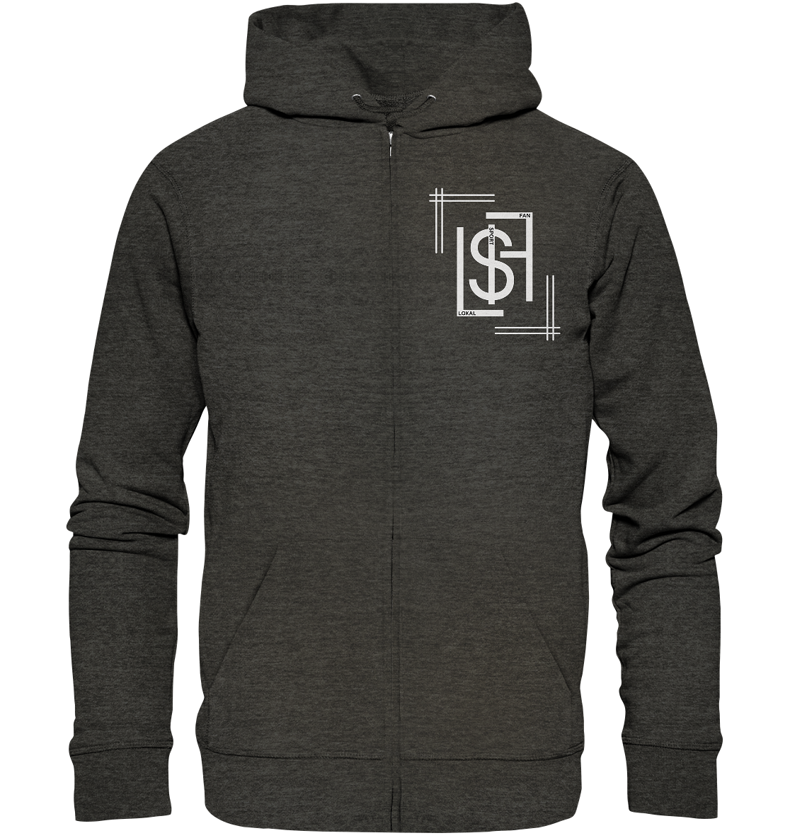 Lokalsportfan Sticker Bio Zipper