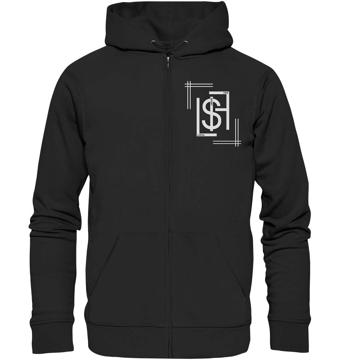 Lokalsportfan Sticker Bio Zipper
