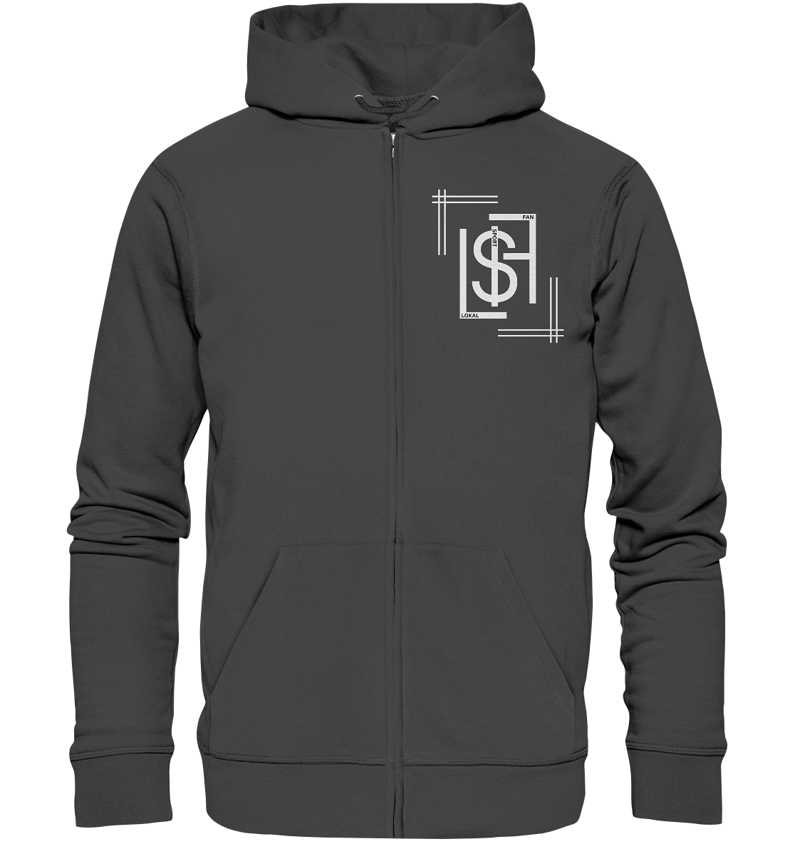 Lokalsportfan Sticker Bio Zipper