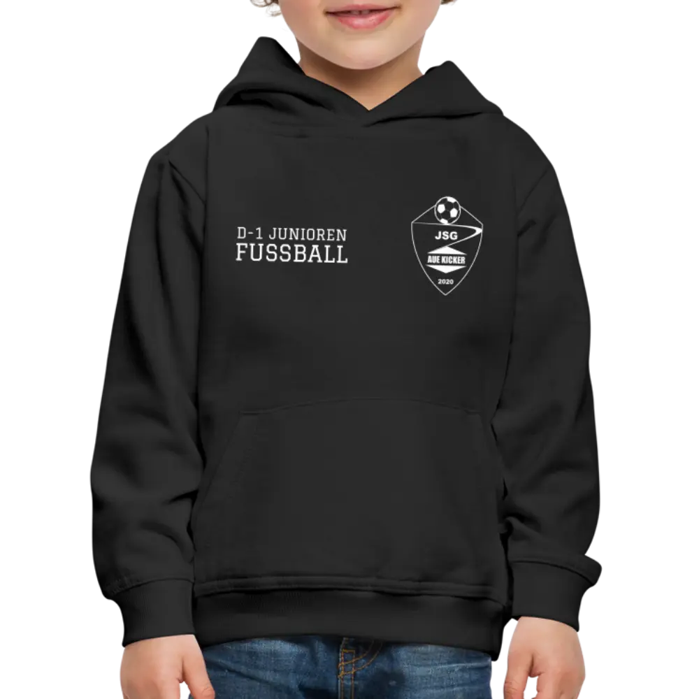 Kinder Hoodie Aue Kicker personalisiert (z.B. Name, Initialen, Team)