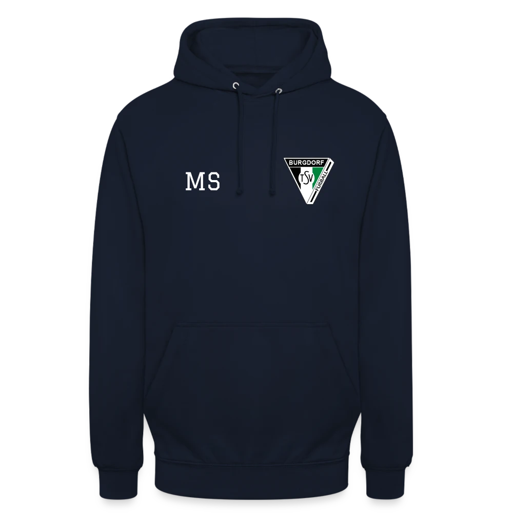Hoodie TSV Burgdorf personalisiert (z.B. Name, Initialen, Team)