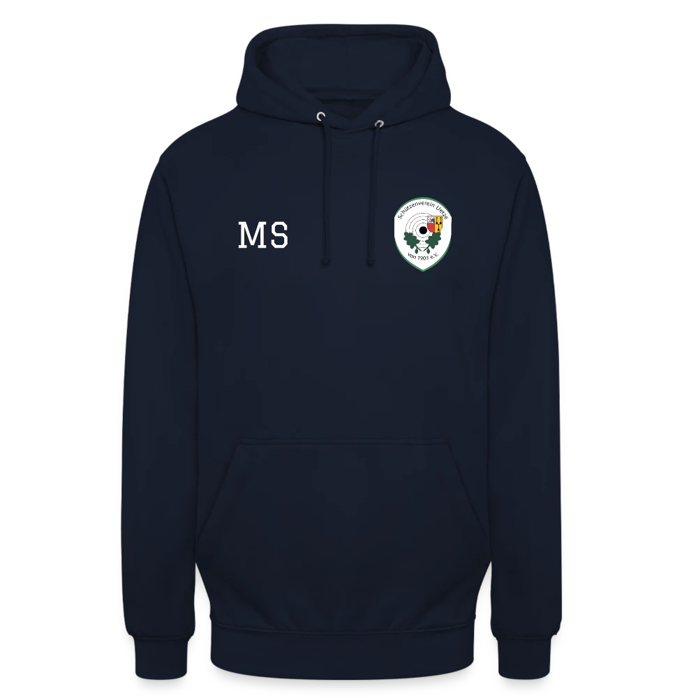 Hoodie Schützenverein Uetze personalisiert (z.B. Name, Initialen, Team)