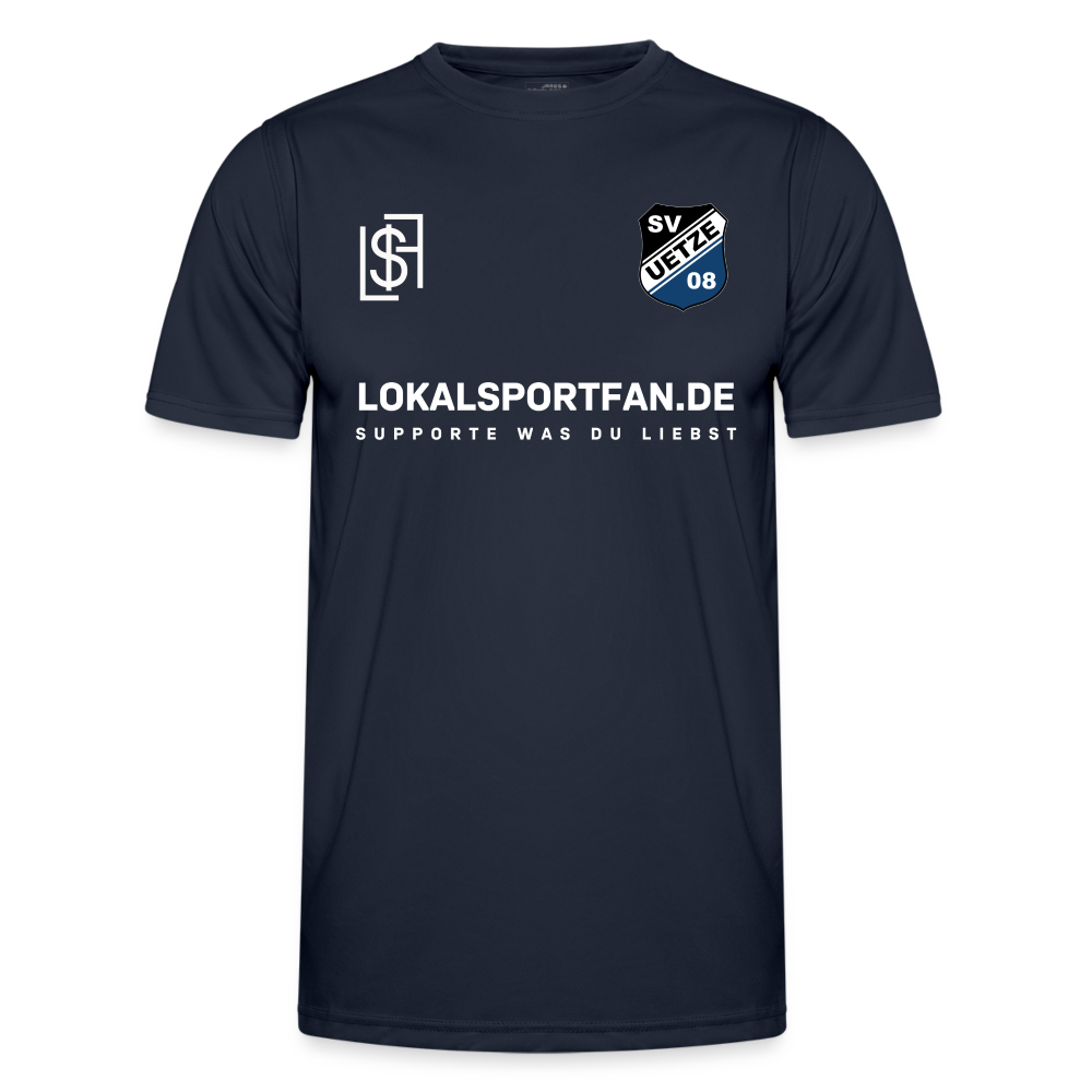 Trainingsshirt - Aufwärmshirt - Funktions-Shirt - Navy