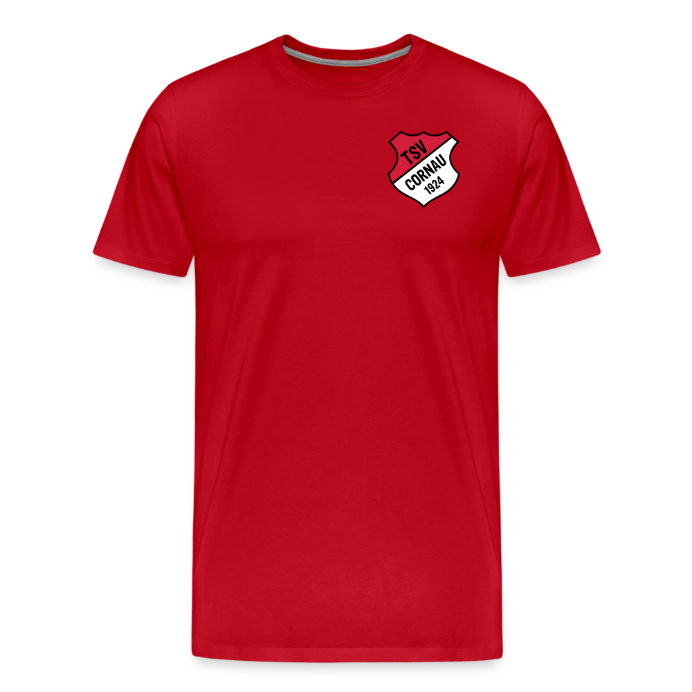 TSV Cornau Logo Shirt Bio Premium T-Shirt flex - Rot