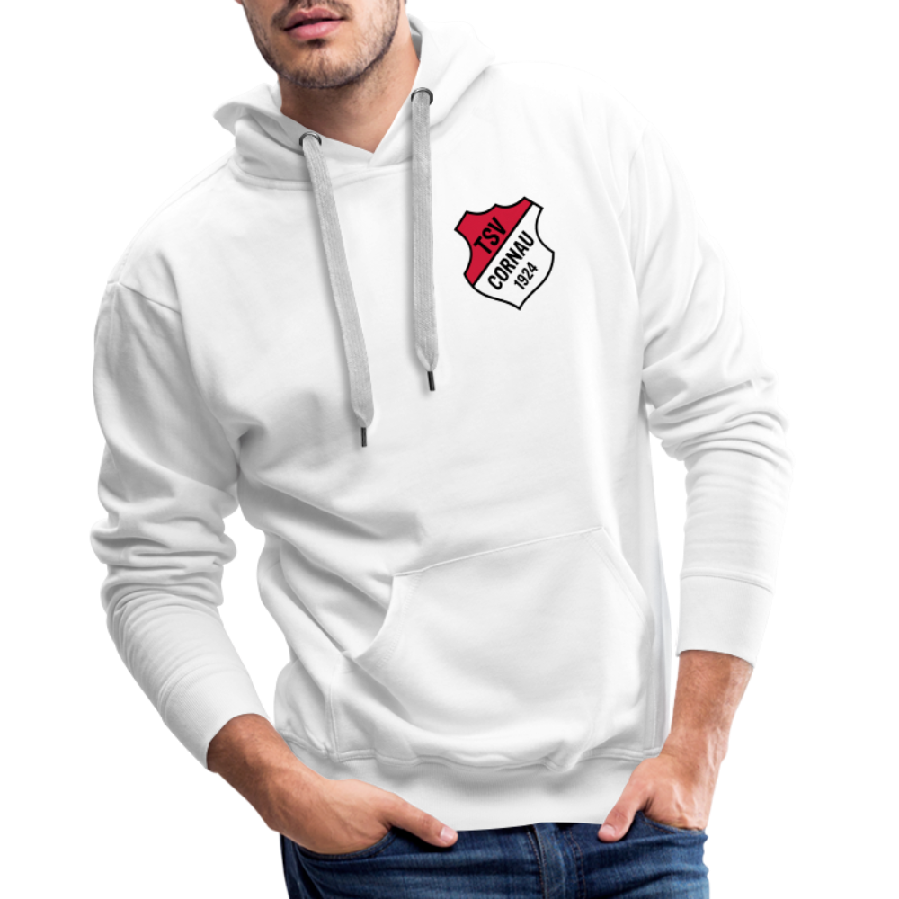 TSV Cornau Premium Hoodie logo flex - Weiß