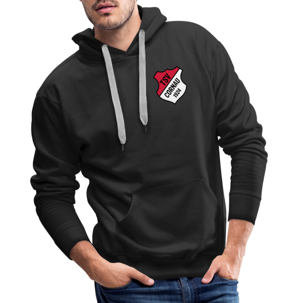 TSV Cornau Premium Hoodie logo flex - Schwarz