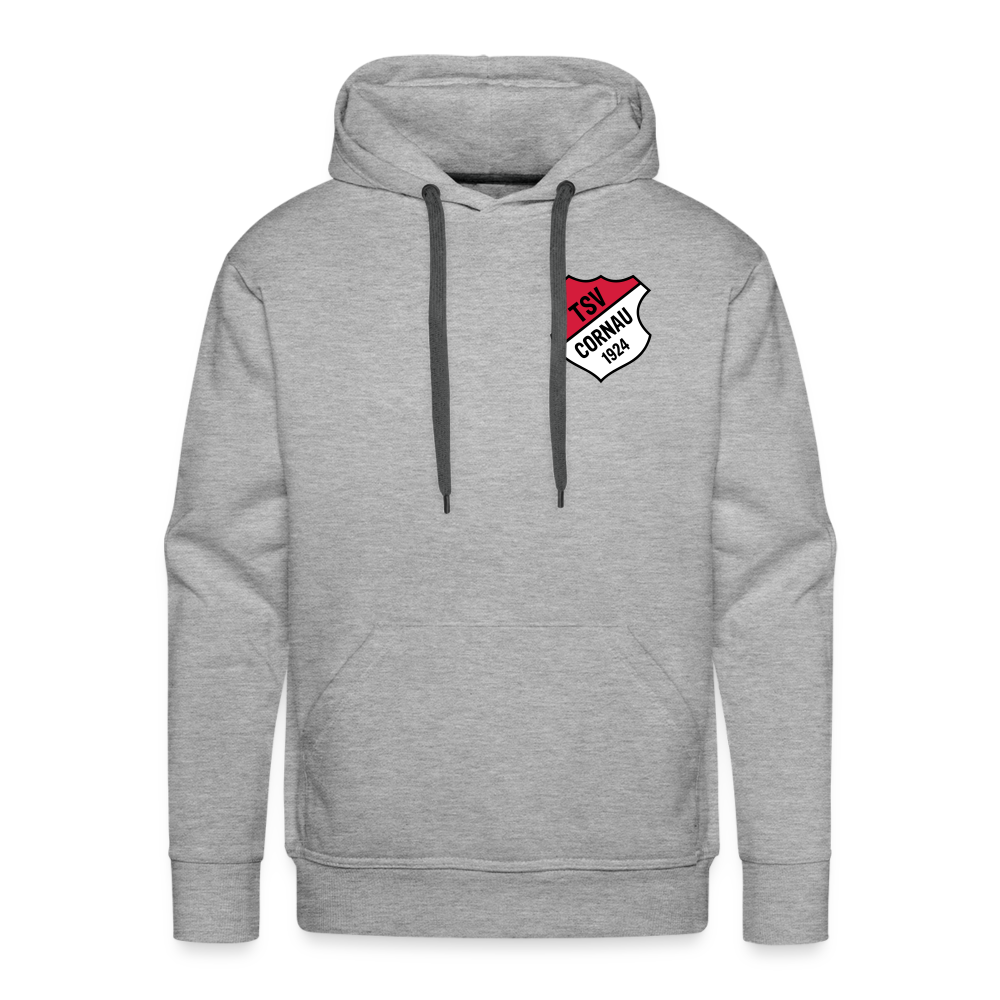 TSV Cornau Premium Hoodie logo flex - Grau meliert