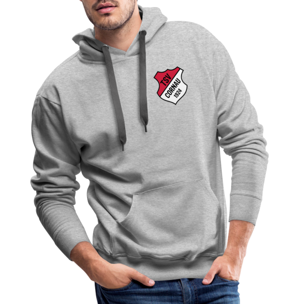 TSV Cornau Premium Hoodie logo flex - Grau meliert