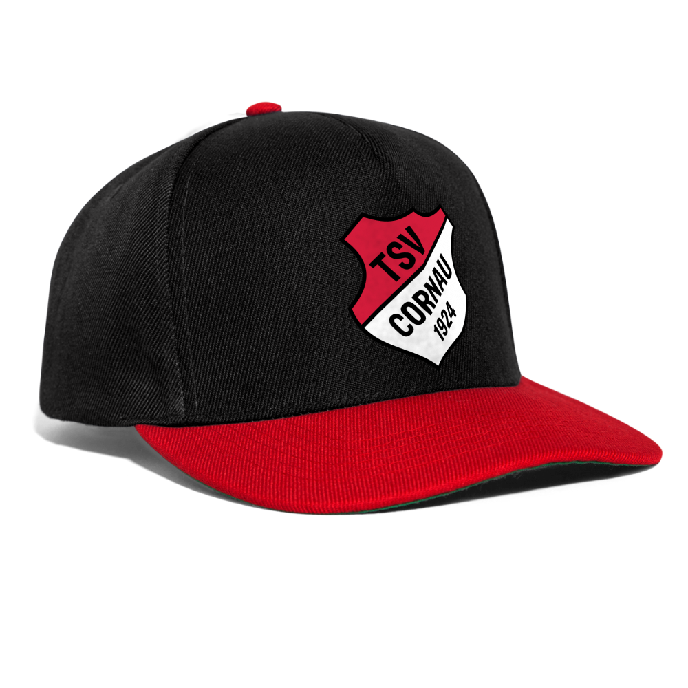 TSV Cornau Snapback Cap - Schwarz/Rot
