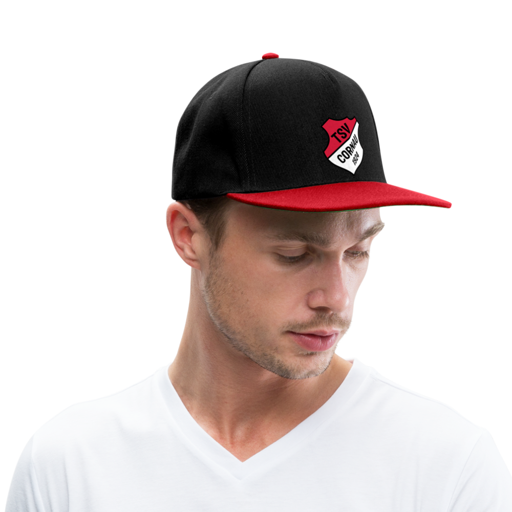 TSV Cornau Snapback Cap - Schwarz/Rot