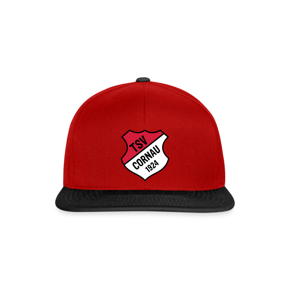 TSV Cornau Snapback Cap - Rot/Schwarz