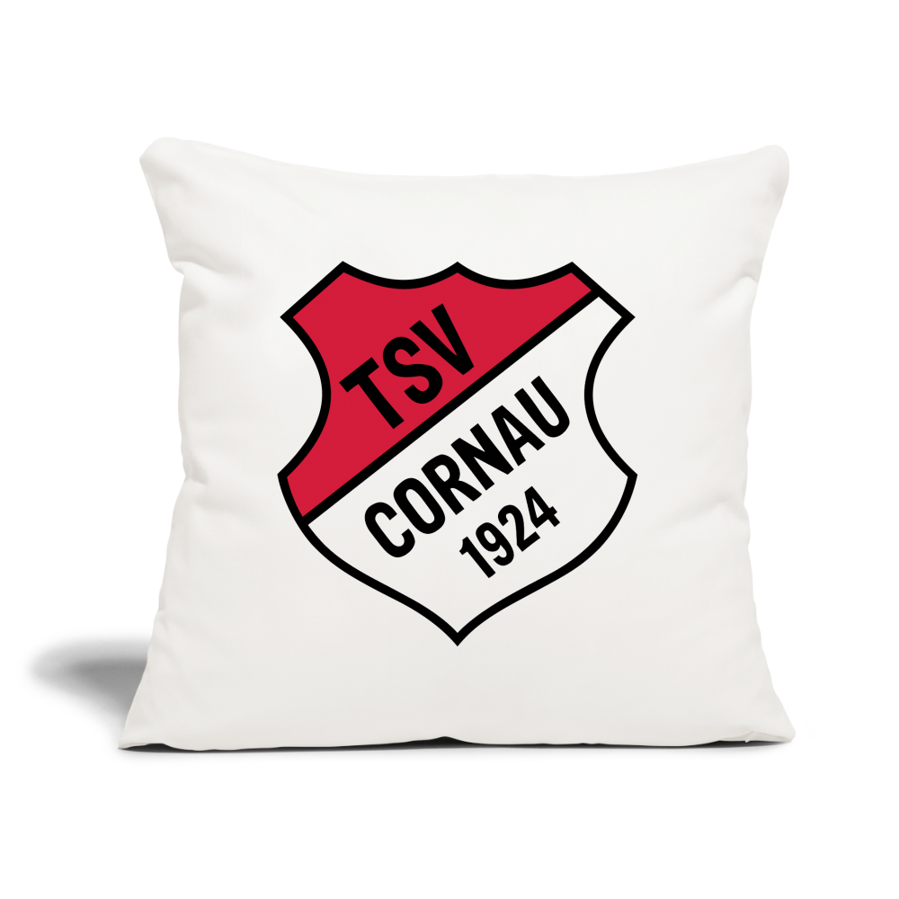 TSV Cornau Sofakissen mit Füllung 44 x 44 cm - Naturweiß