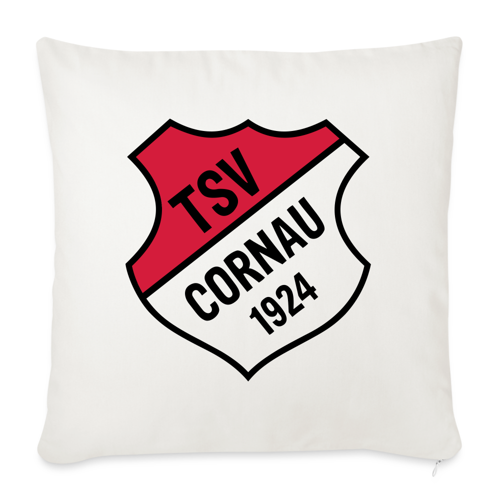 TSV Cornau Sofakissen mit Füllung 44 x 44 cm - Naturweiß