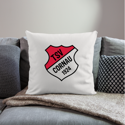 TSV Cornau Sofakissen mit Füllung 44 x 44 cm - Naturweiß
