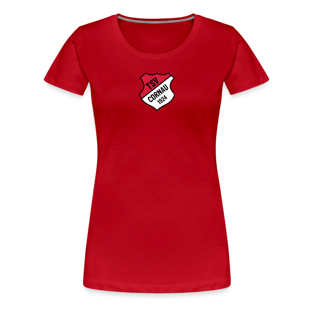 TSV Cornau Frauen Premium T-Shirt - Rot
