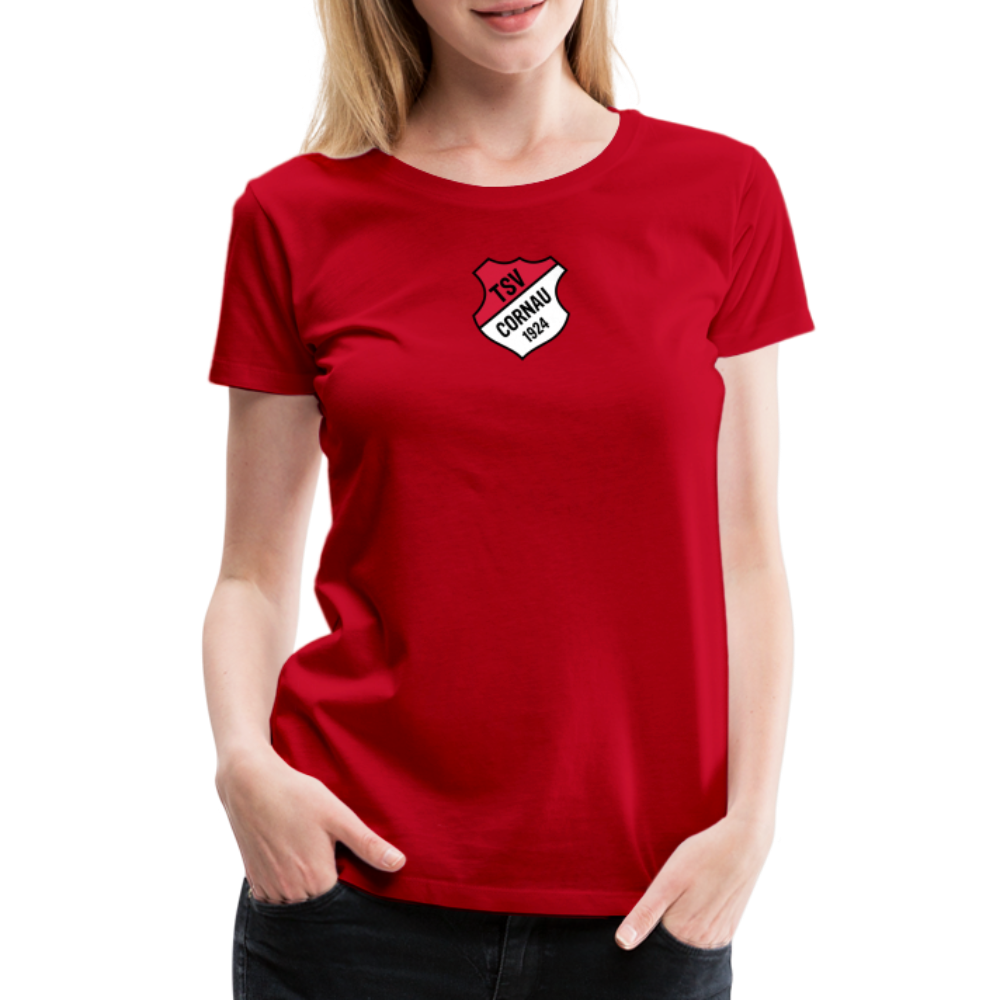 TSV Cornau Frauen Premium T-Shirt - Rot