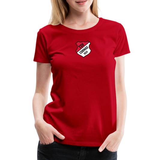 TSV Cornau Frauen Premium T-Shirt - Rot
