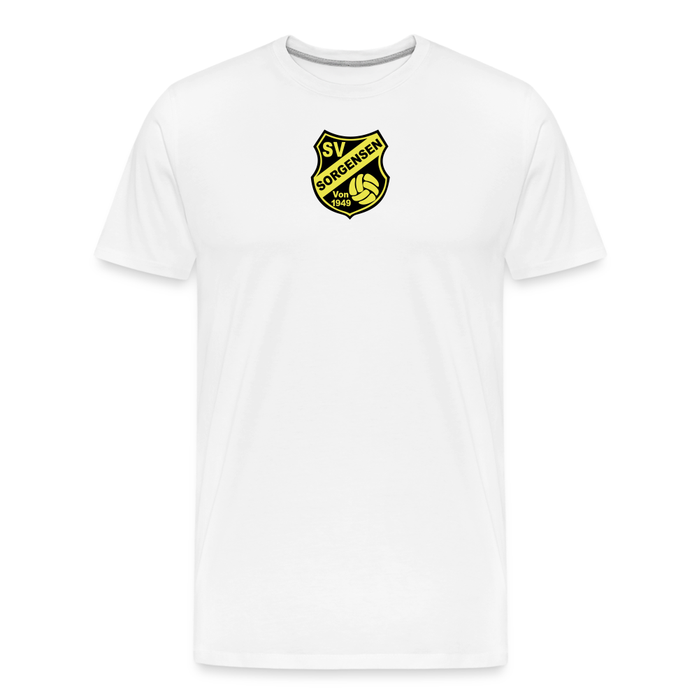 SV Sorgensen Premium T-Shirt Logo flex - Weiß