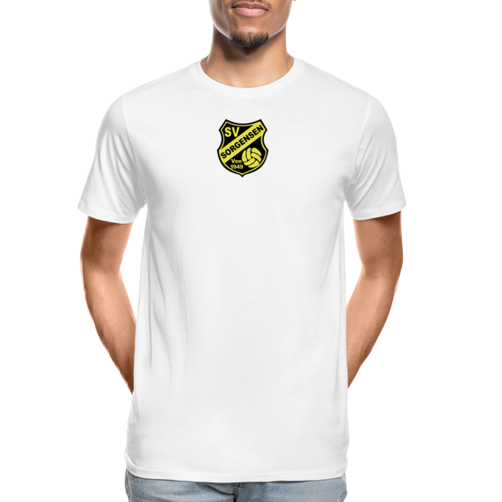 SV Sorgensen Premium T-Shirt Logo flex - Weiß