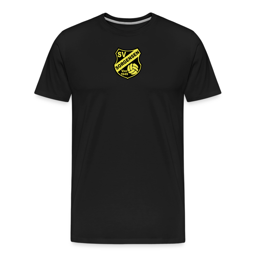 SV Sorgensen Premium T-Shirt Logo flex - Schwarz