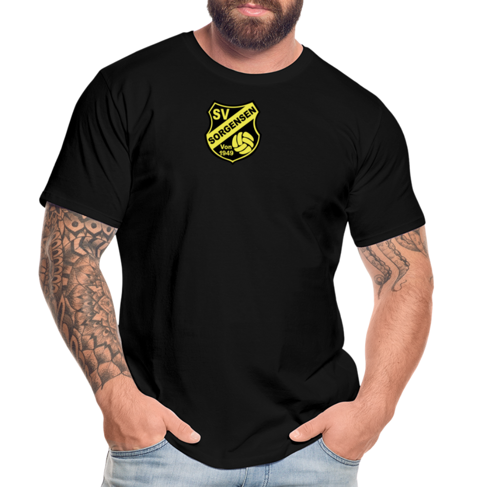 SV Sorgensen Premium T-Shirt Logo flex - Schwarz