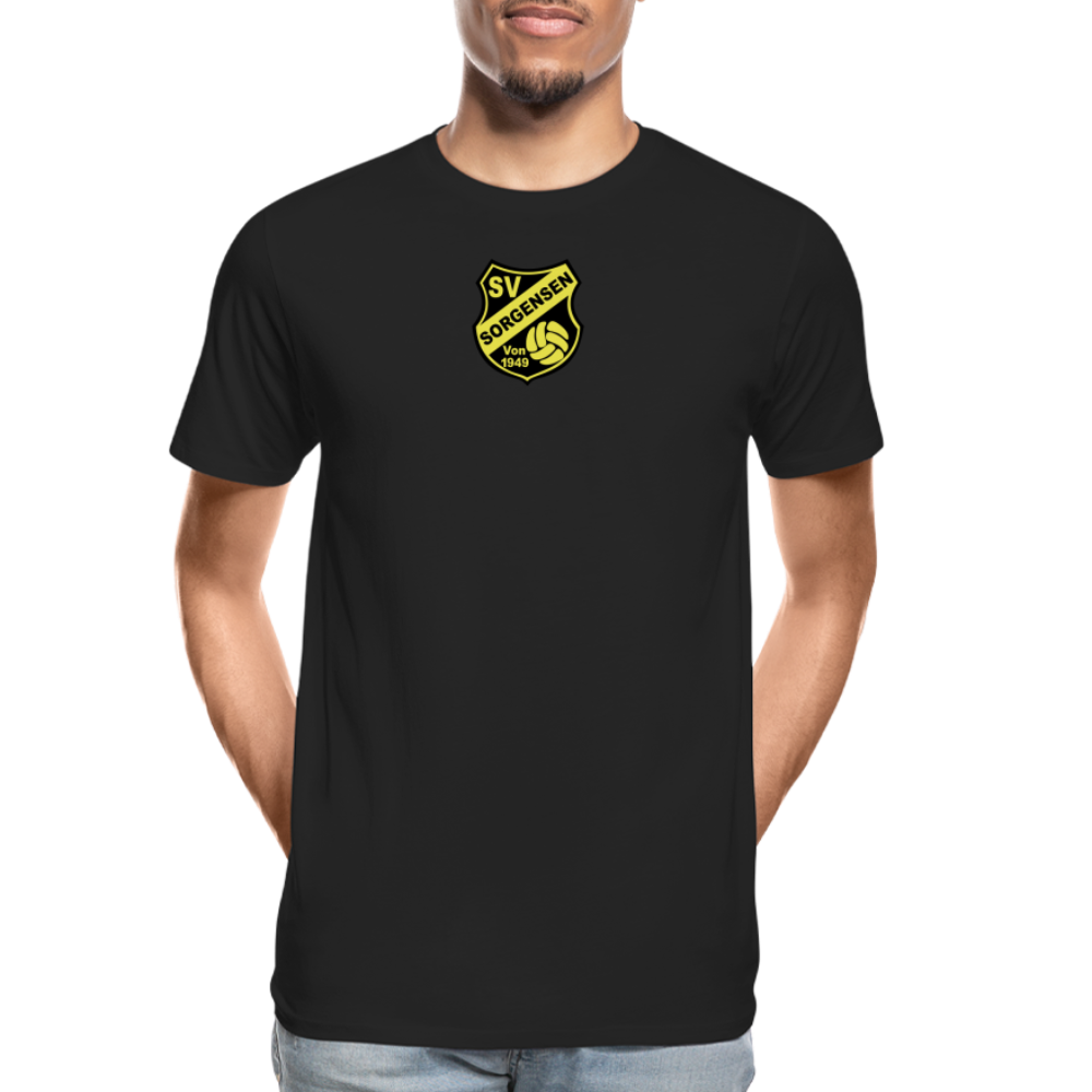 SV Sorgensen Premium T-Shirt Logo flex - Schwarz