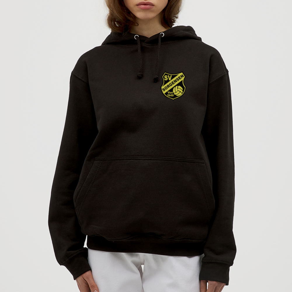 SV Sorgensen Unisex Hoodie Logo flex - Schwarz
