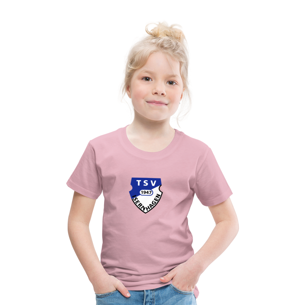 TSV Isernhagen Kinder Premium T-Shirt Logo flex - Hellrosa