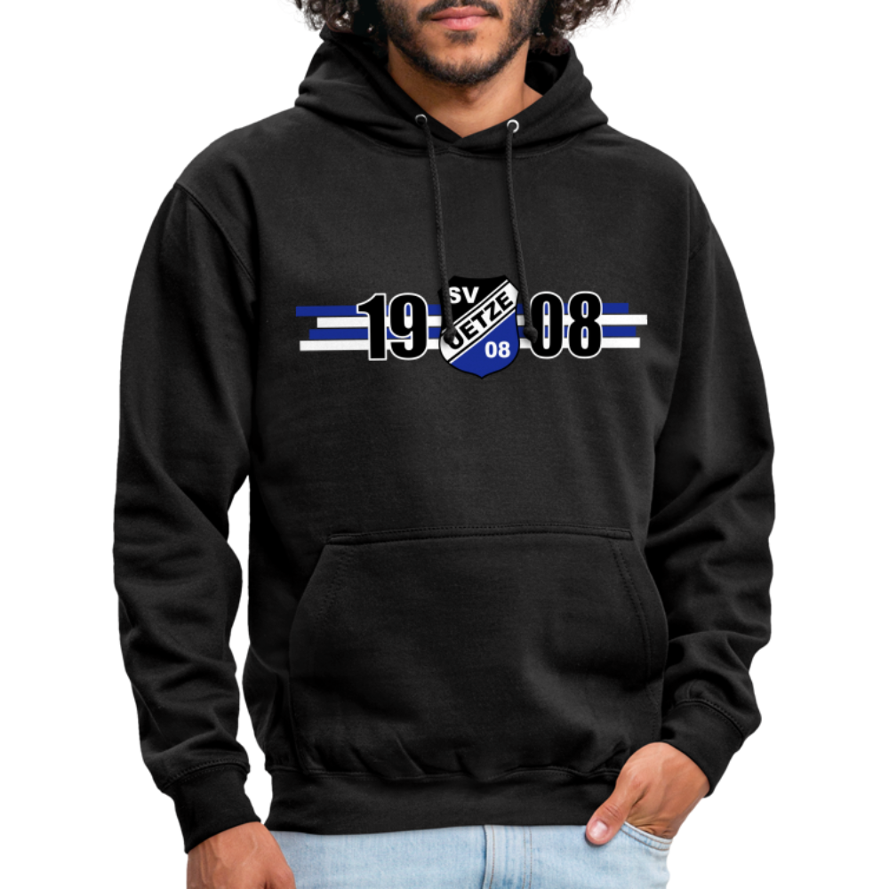 SV Uetze 08 - Tradition seit 1908 Unisex Hoodie flex - Schwarz