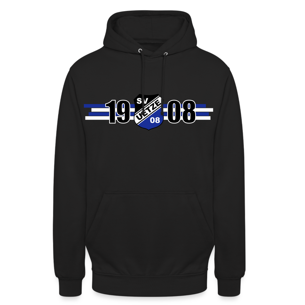 SV Uetze 08 - Tradition seit 1908 Unisex Hoodie flex - Schwarz