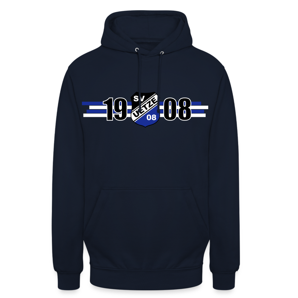 SV Uetze 08 - Tradition seit 1908 Unisex Hoodie flex - Navy