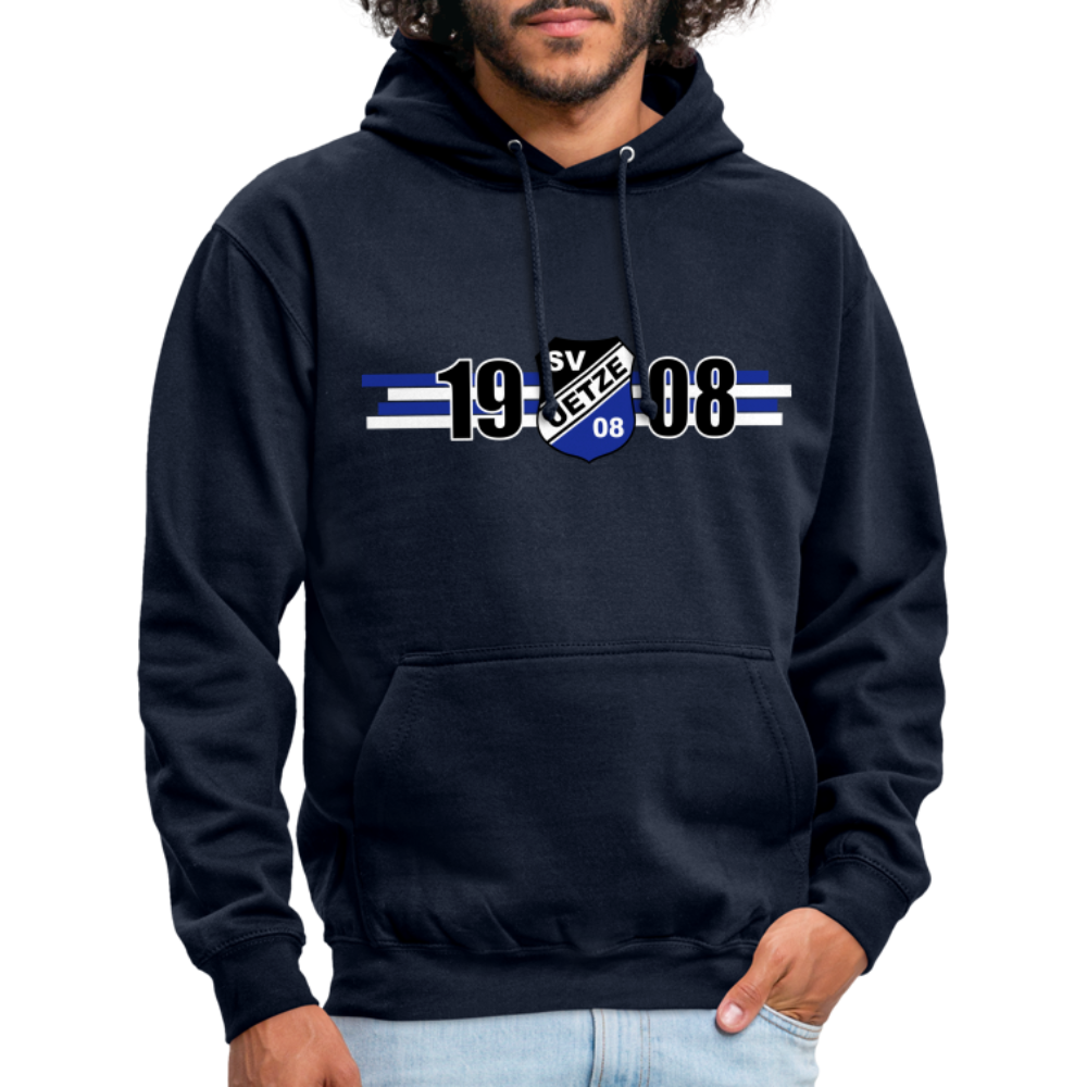 SV Uetze 08 - Tradition seit 1908 Unisex Hoodie flex - Navy