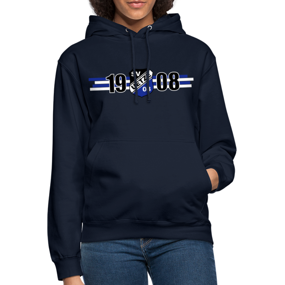 SV Uetze 08 - Tradition seit 1908 Unisex Hoodie flex - Navy
