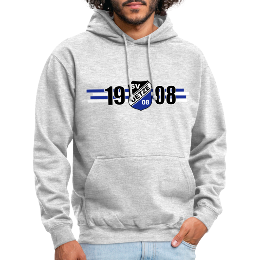 SV Uetze 08 - Tradition seit 1908 Unisex Hoodie flex - Hellgrau meliert