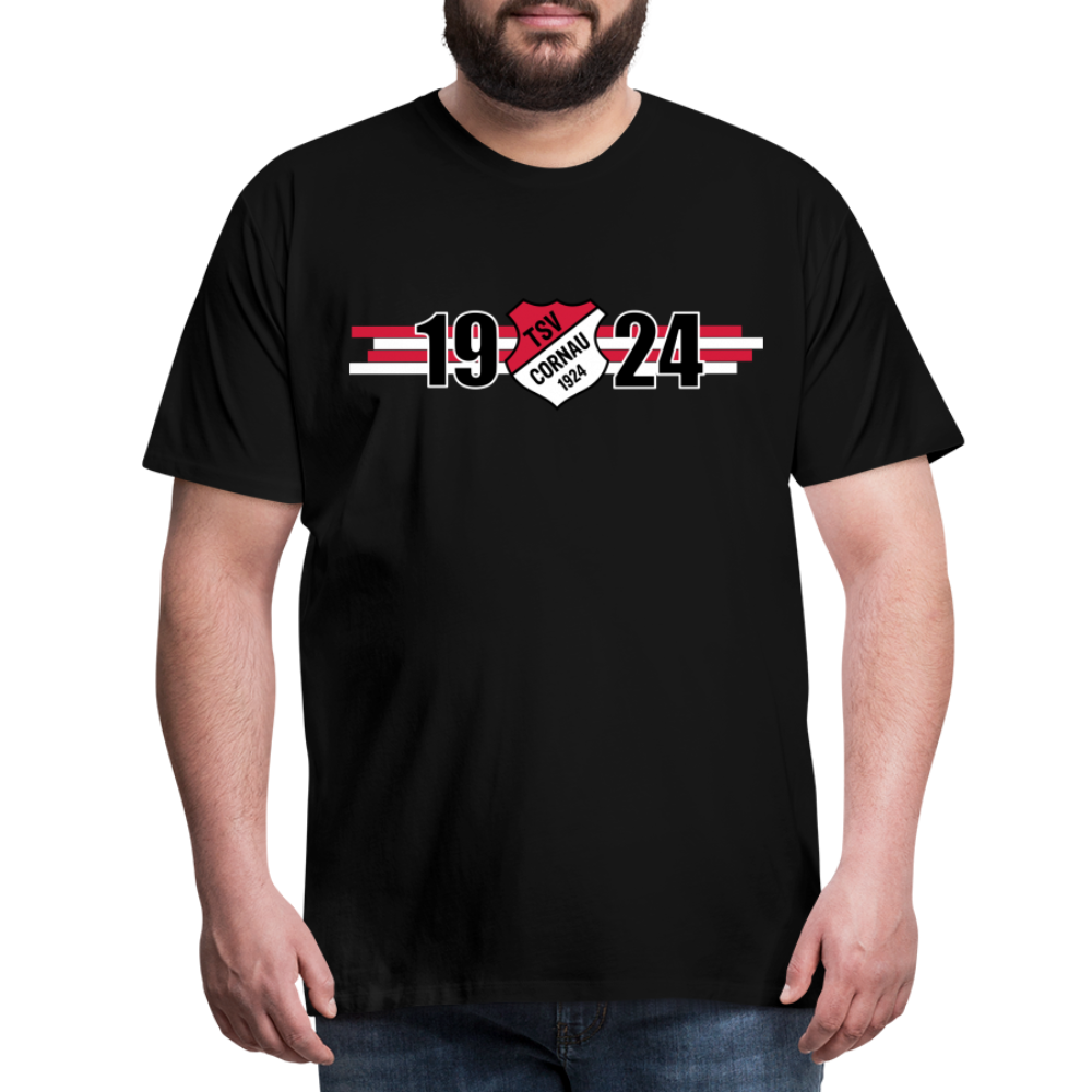 TSV Cornau - Tradition seit 100 Jahren - Premium T-Shirt flex - Schwarz