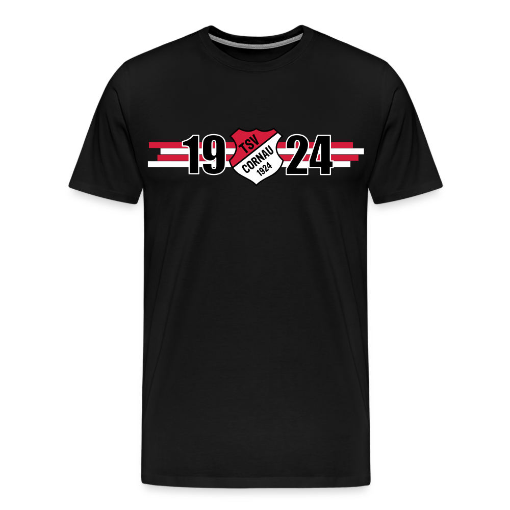 TSV Cornau - Tradition seit 100 Jahren - Premium T-Shirt flex - Schwarz