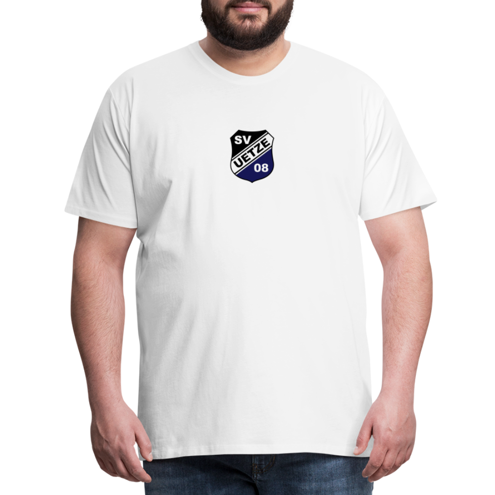 SV Uetze Premium T-Shirt Logo flex - Weiß