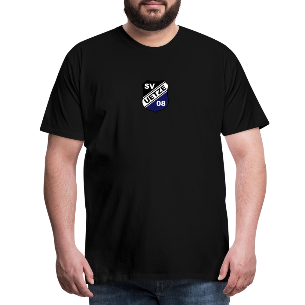 SV Uetze Premium T-Shirt Logo flex - Schwarz