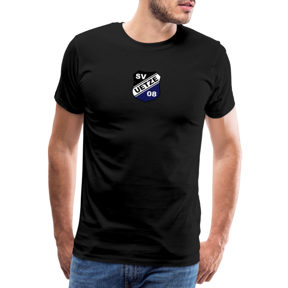 SV Uetze Premium T-Shirt Logo flex - Schwarz