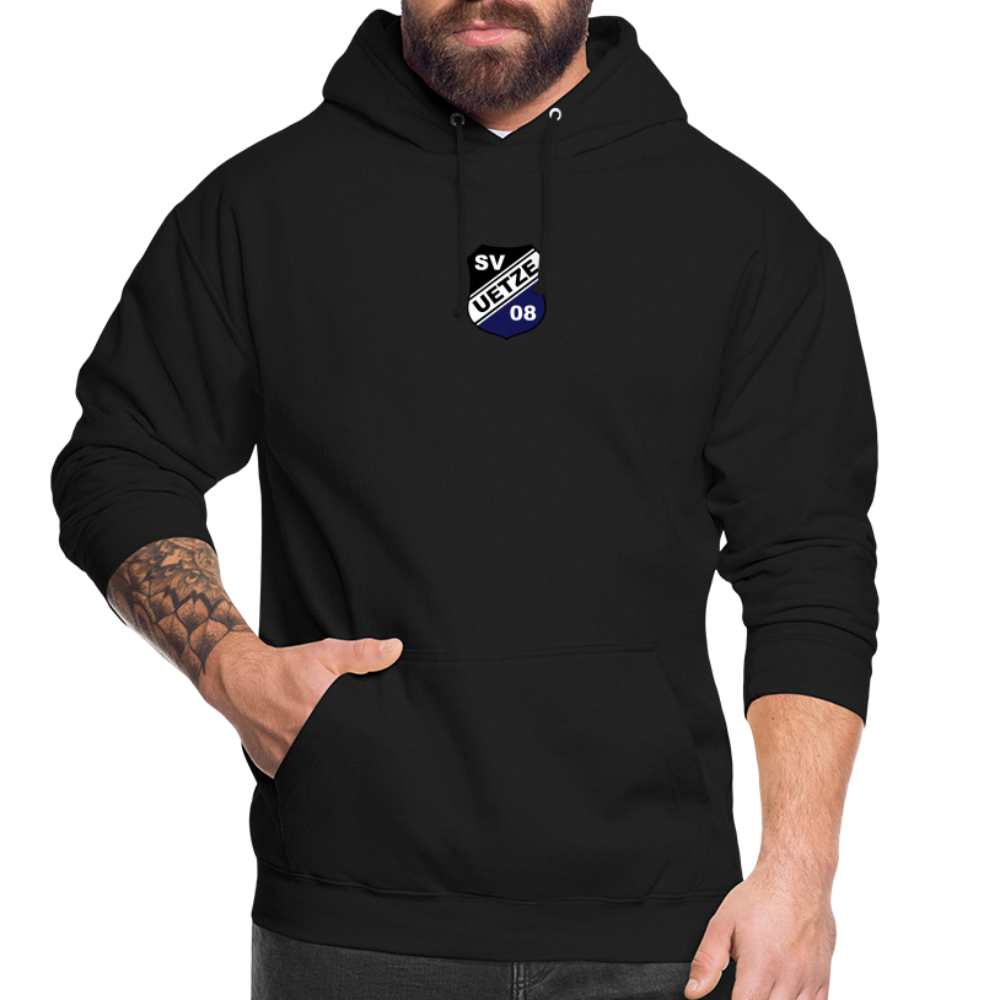 SV Uetze 08 Unisex Hoodie Logo flex - Schwarz