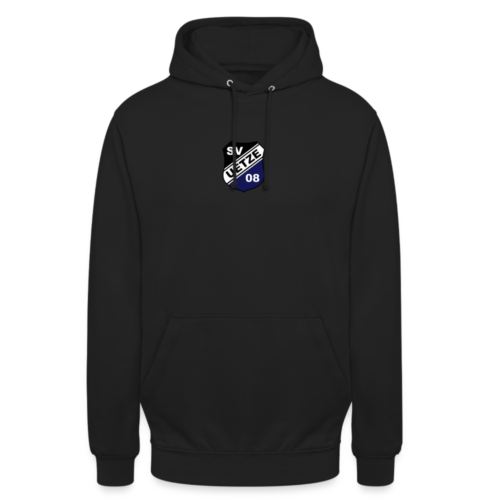 SV Uetze 08 Unisex Hoodie Logo flex - Schwarz