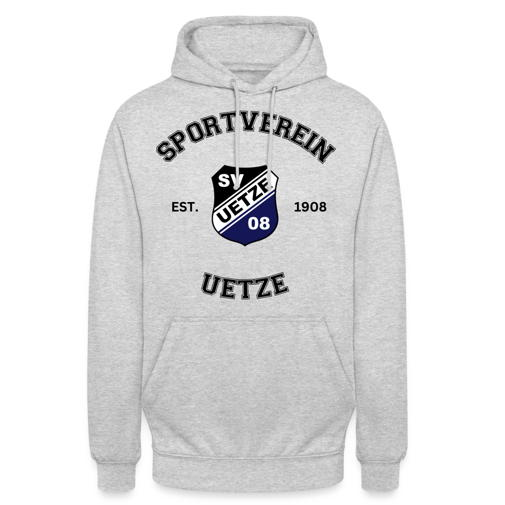 SV Uetze 08 Collage Unisex Hoodie flex - Hellgrau meliert