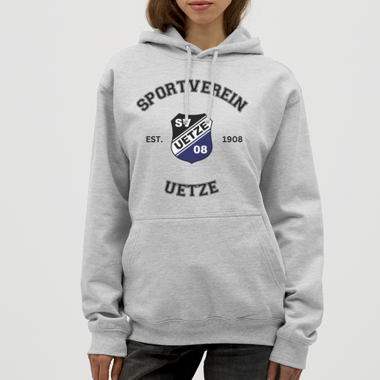 SV Uetze 08 Collage Unisex Hoodie flex - Hellgrau meliert