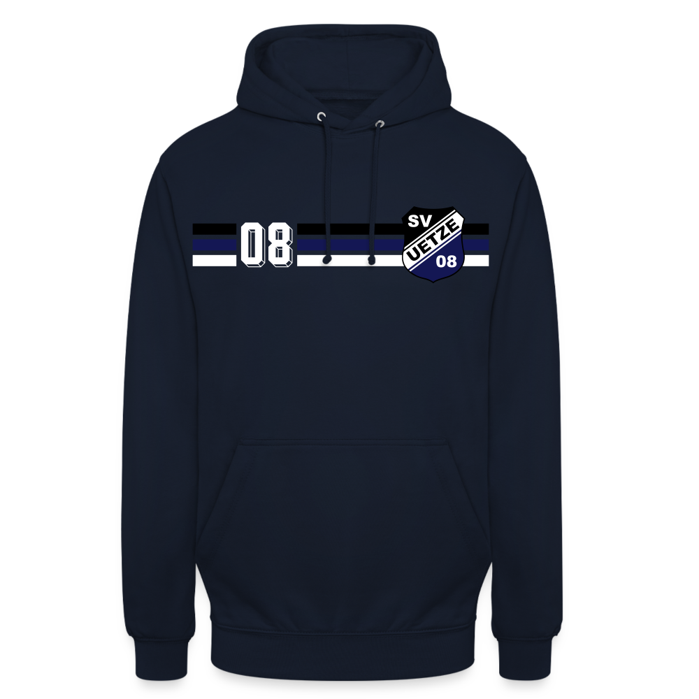 SV Uetze 08 stripes Unisex Hoodie flex - Navy