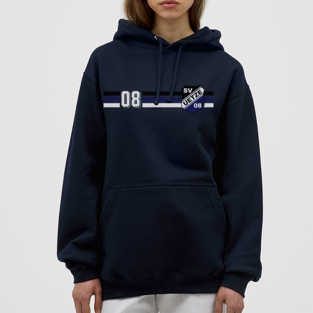 SV Uetze 08 stripes Unisex Hoodie flex - Navy
