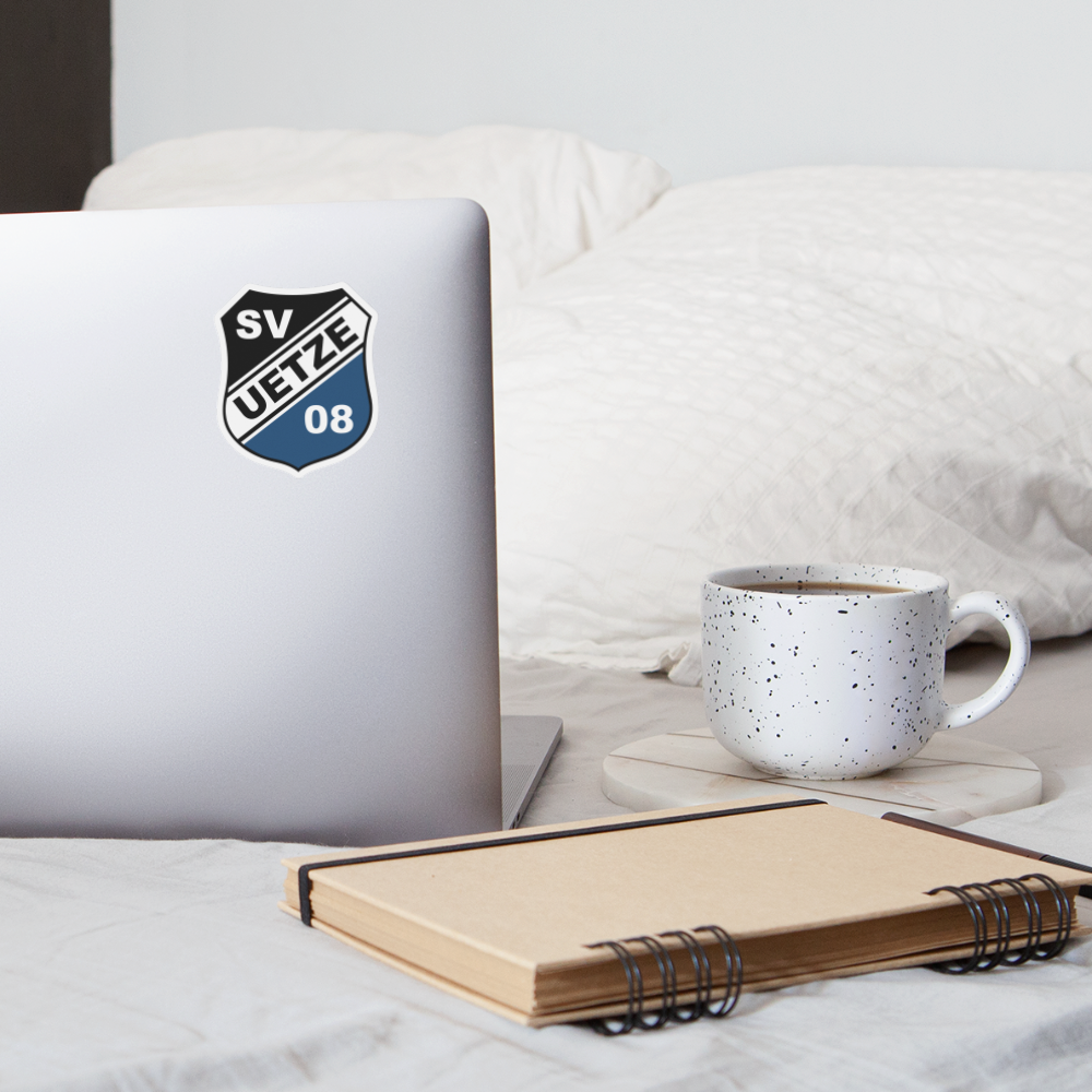 SV Uetze 08 großer Sticker 10x10cm - Mattweiß
